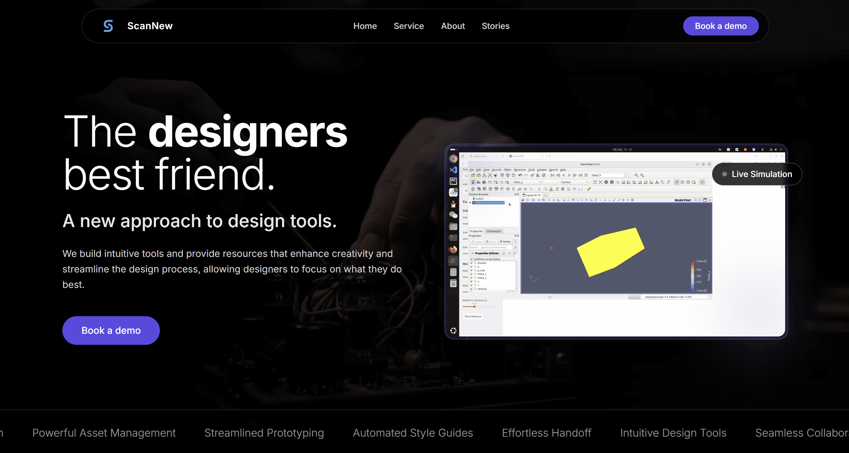 En modern och responsiv webbplats för ScanNew.